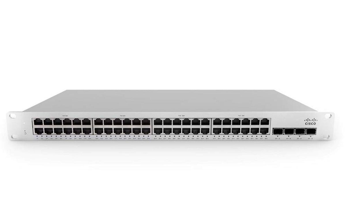 Cisco Meraki MS320-48LP-HW 48-Port GbE PoE+ 370W 4x 10G SFP+ Layer 3 Switch