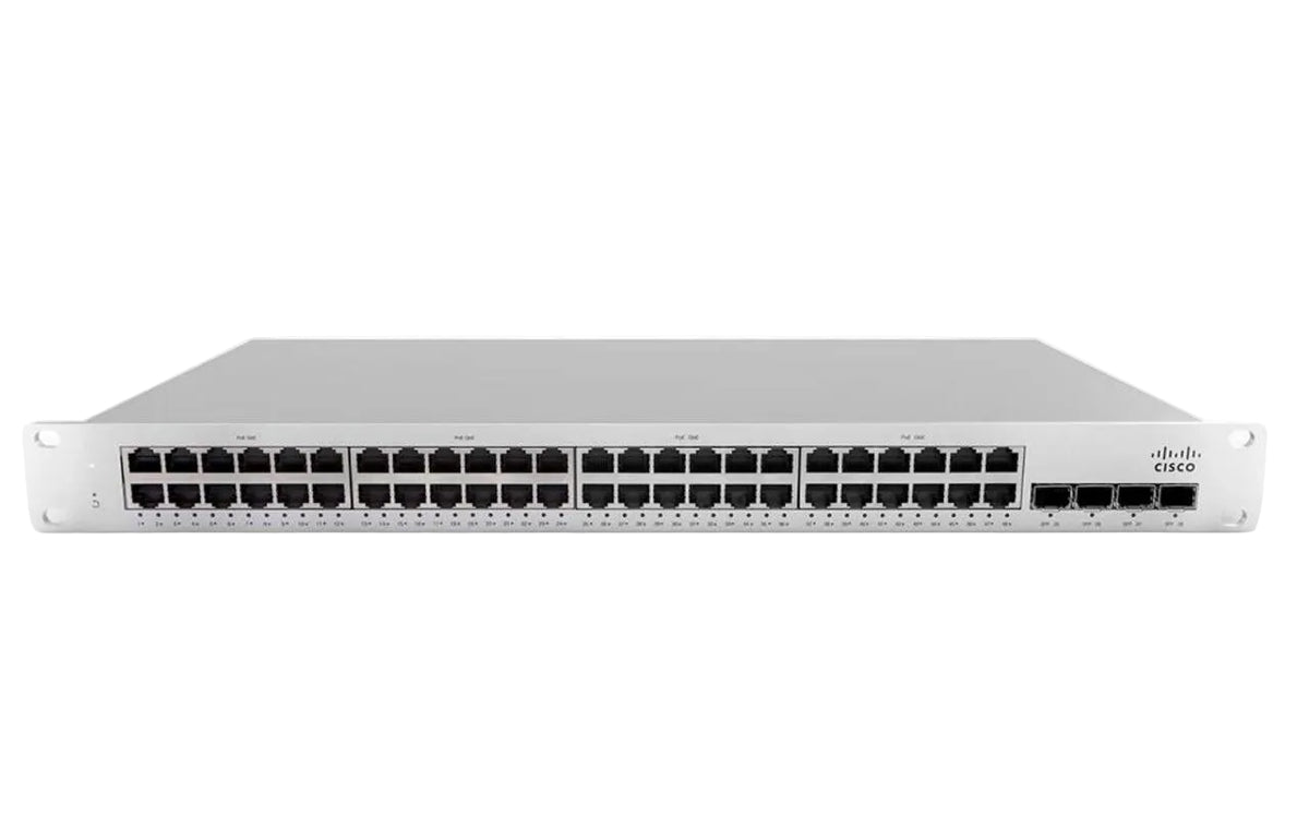 Cisco Meraki MS350-48-HW 48-Port Gigabit 176Gbps Cloud-Managed Stackable Access Switch