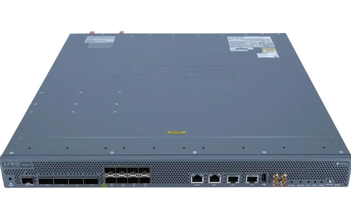Juniper MX204-IR MX Series 4x 100GbE QSFP28 8x 10GbE SFP+ Universal Edge Router - New