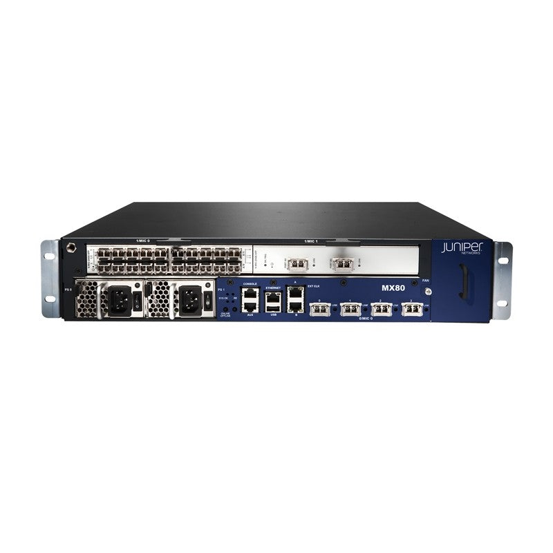 Juniper MX80-AC Router CHAS-MX80 w/ 4x 10GE XFP - New