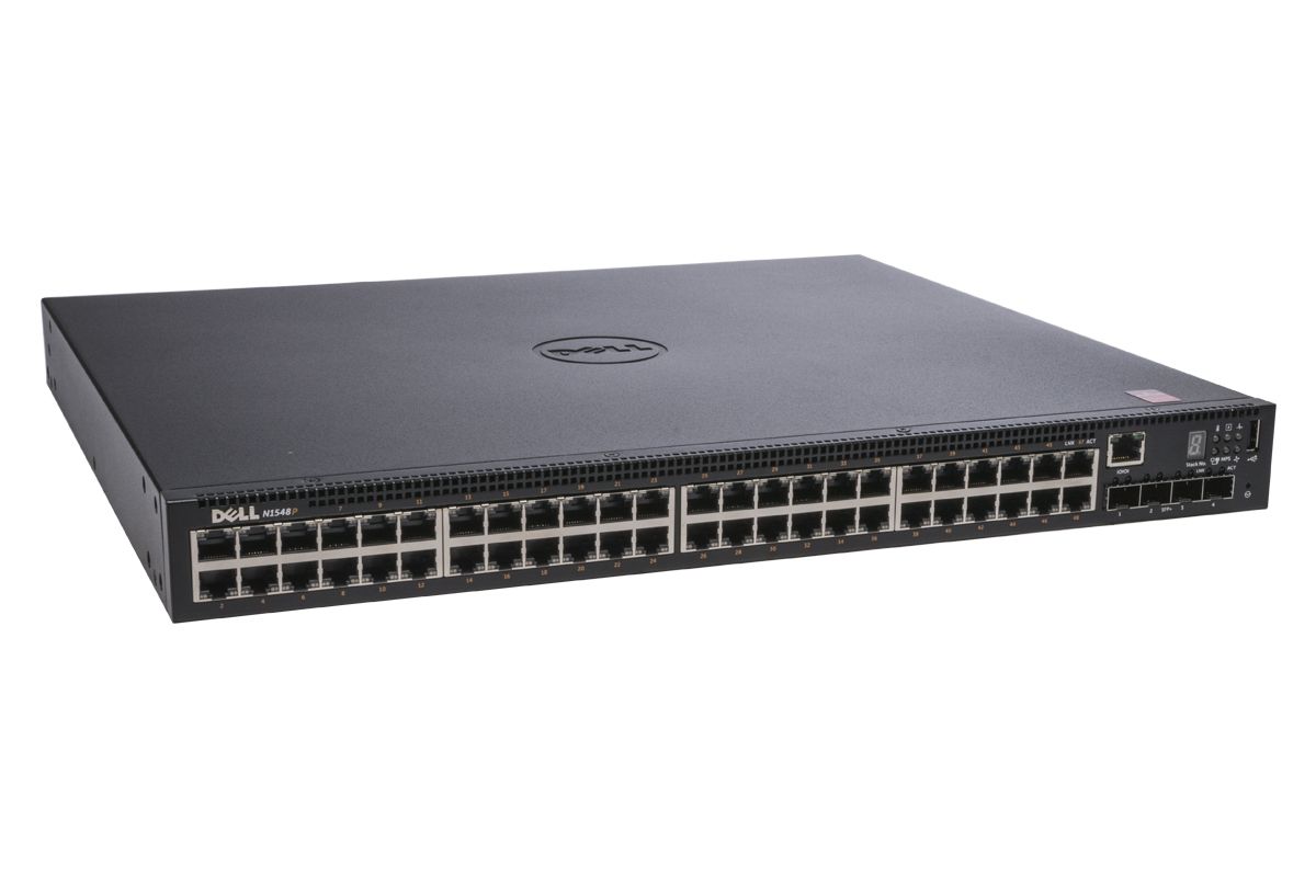 DELL NETWORKING N1548P 48P 1GBE POE+ 4P SFP+ SWITCH N1548P