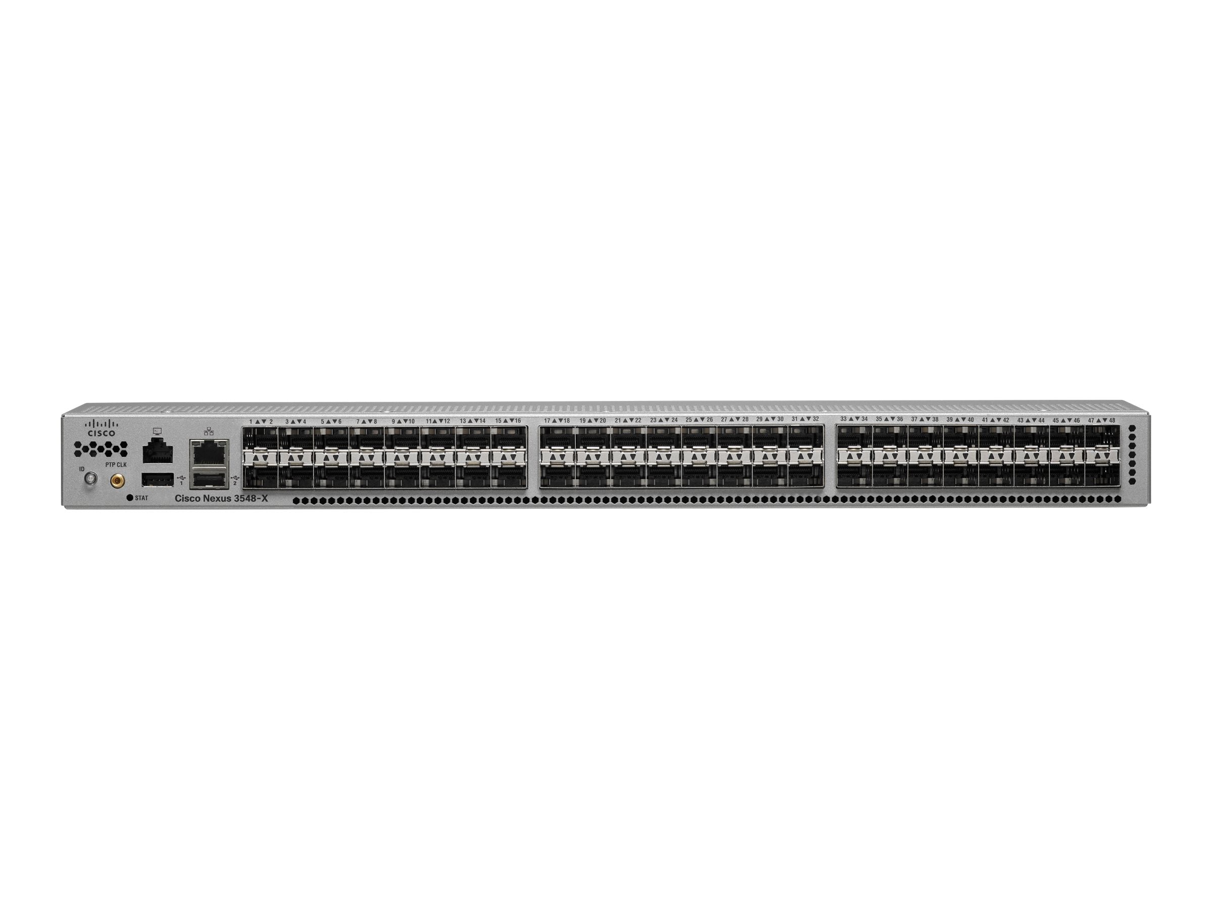 CISCO N3K-C3548P-10GX NEXUS 3548X SWITCH 48 SFP+ DUAL N2200-PAC-400W