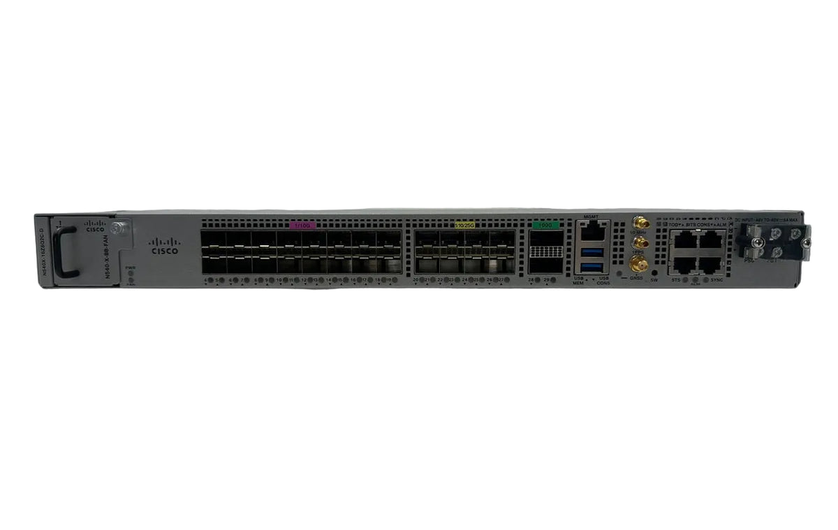 Cisco N540X-16Z8Q2C-D NCS 540 Series 1RU Compact DC-Powered Hardened Fiber Router