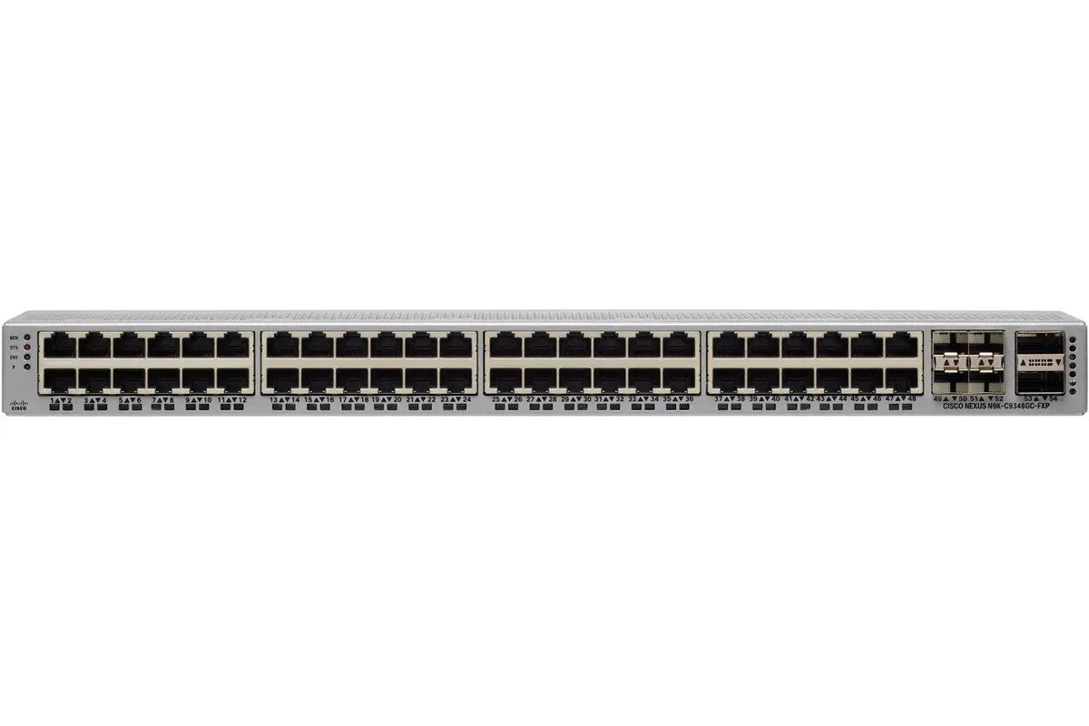 Cisco N9K-C9348GC-FX3 - 48P 100M/1GT T25G T100G - New