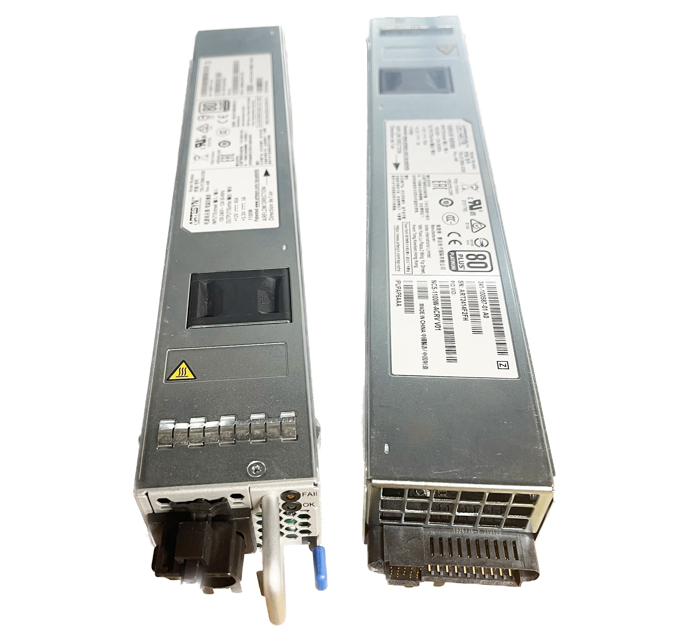 Cisco NCS-1100W-ACRV NCS 5500 AC 1100W Power Supply Port-S