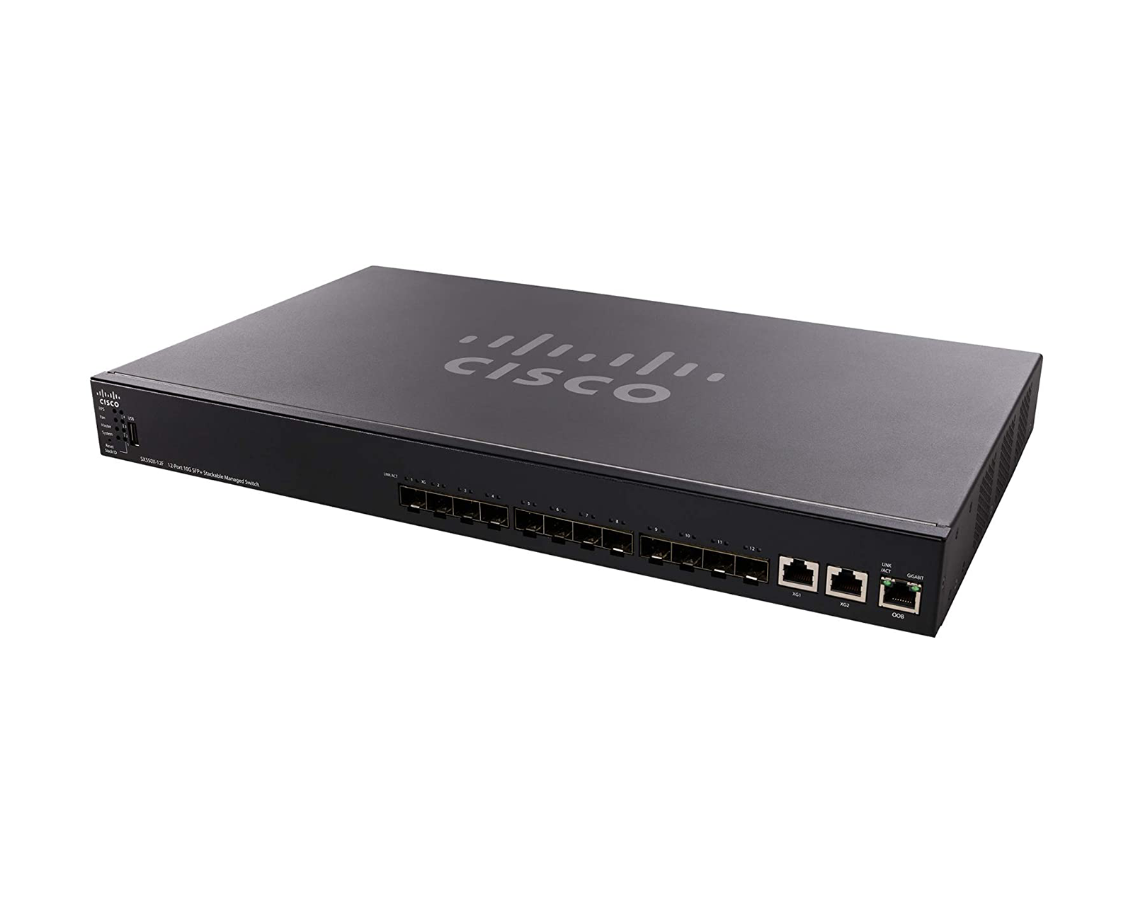 CISCO SX550X-12F 12-PORT 10G SFP+ STACKABLE MANAGED SWITCH - New