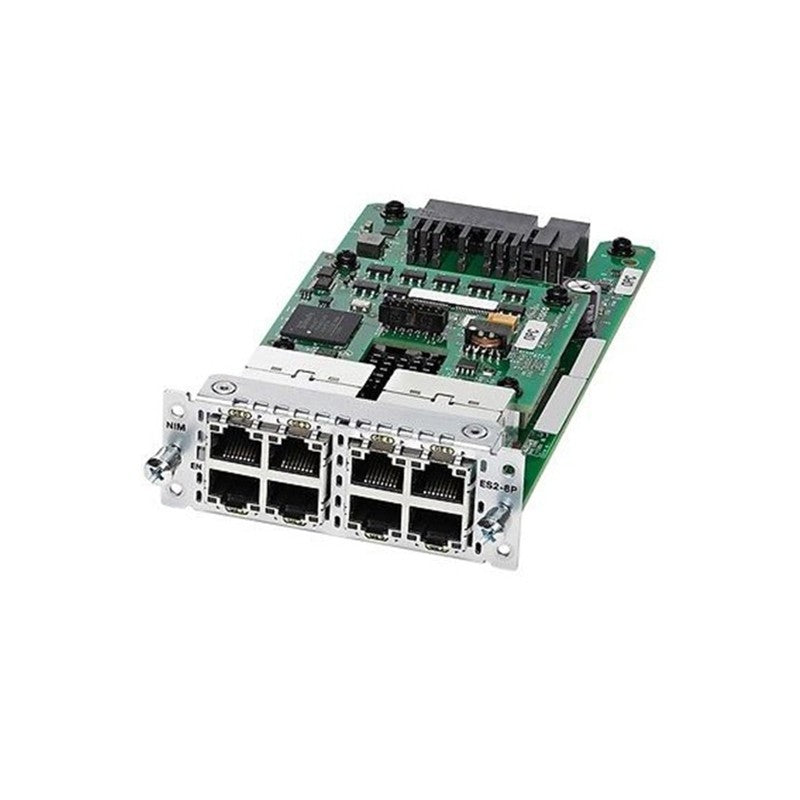 NEW NIM-ES2-8-P 8-PORT POE/POE+ SWITCH NETWORK INTERFACE MODULE FOR 4000 ISRS