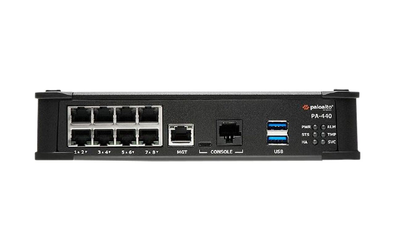 Palo Alto Networks PA-440 PA-400 Series 8-Port GE Fanless 128GB