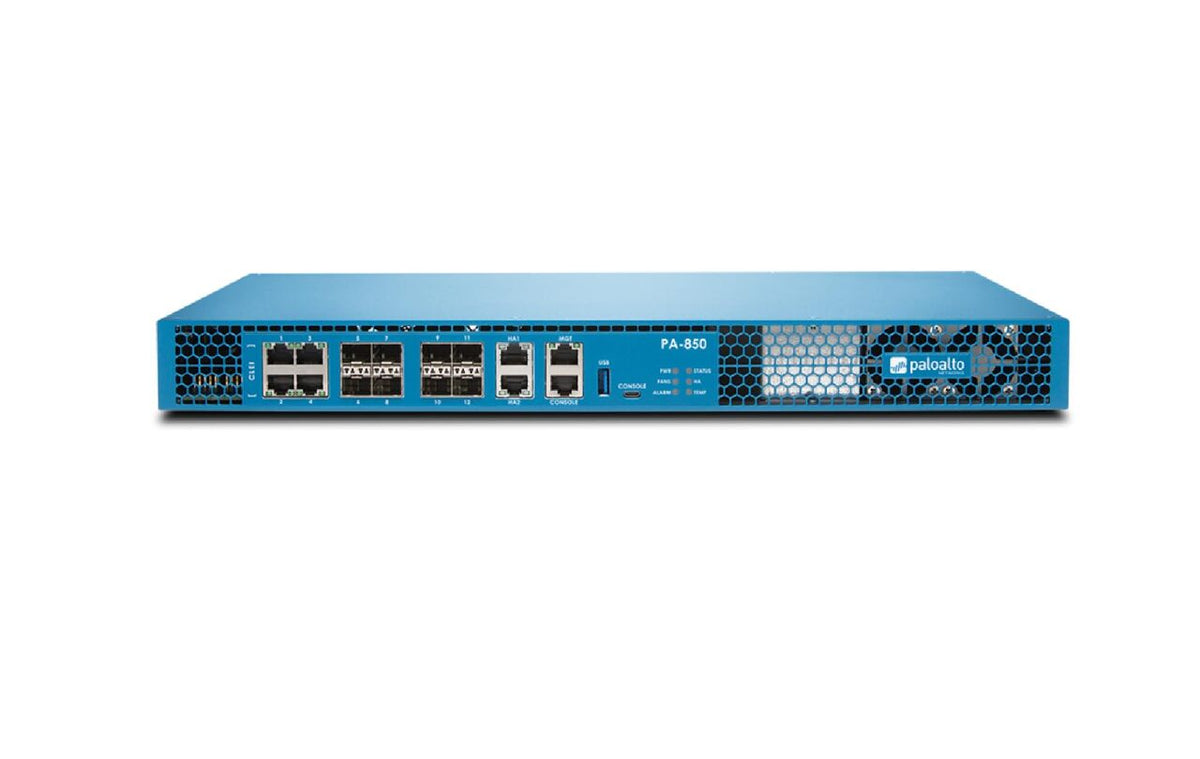 Palo Alto Networks PA-850 PA-800 Series 4x GE RJ45 4x GE SFP 4x 10G SFP+ Enterprise Firewall - New