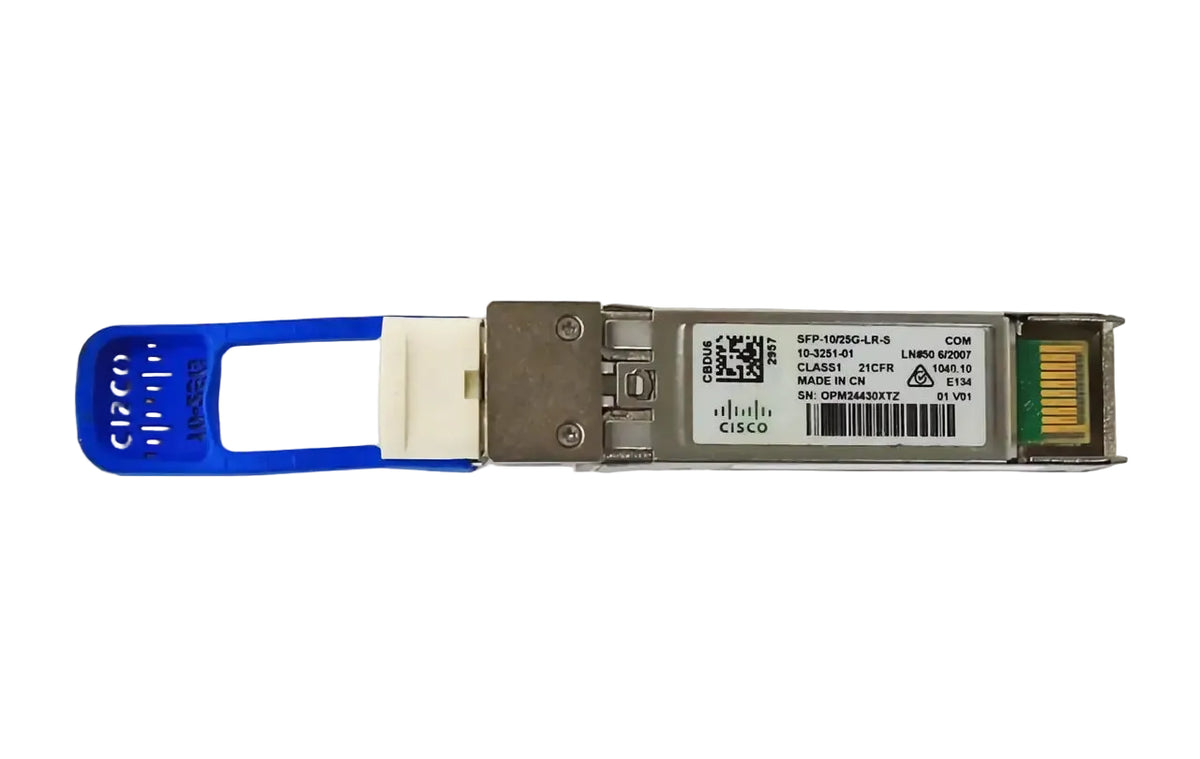 Cisco SFP-10/25G-LR-S 10/25GBASE-LR 10km Single-Mode SFP28 Transceiver Module - New