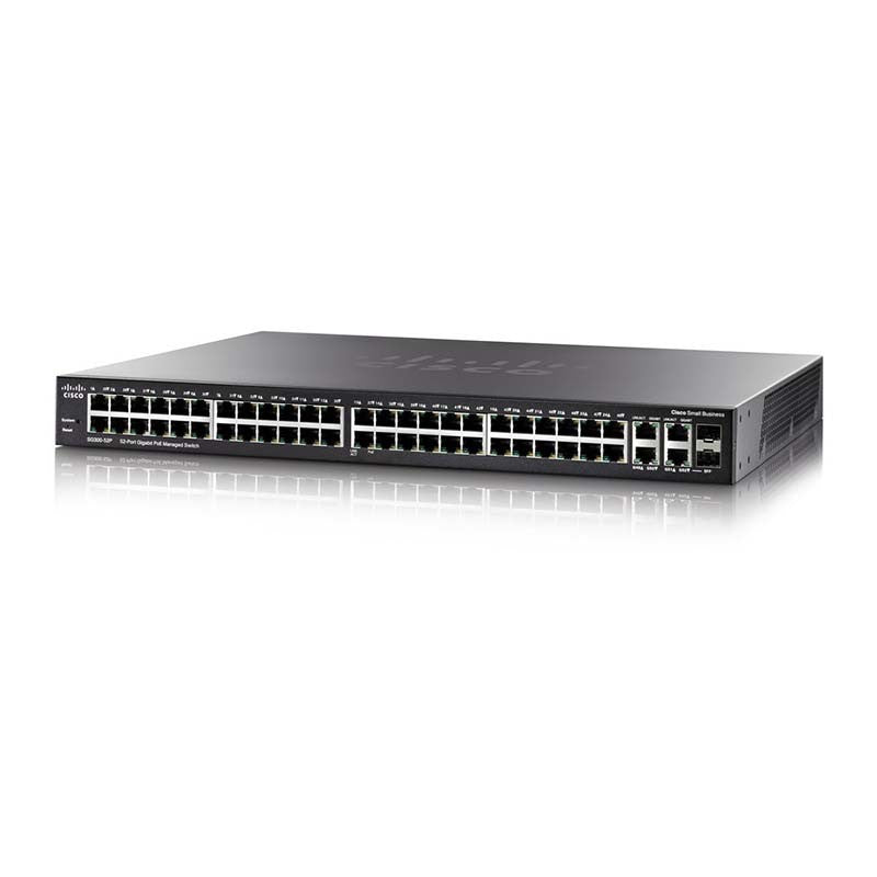 NEW CISCO SG300-52P-K9-NA 52-PORT GIGABIT POE MANAGED SWITCH [CISCO EXCESS]