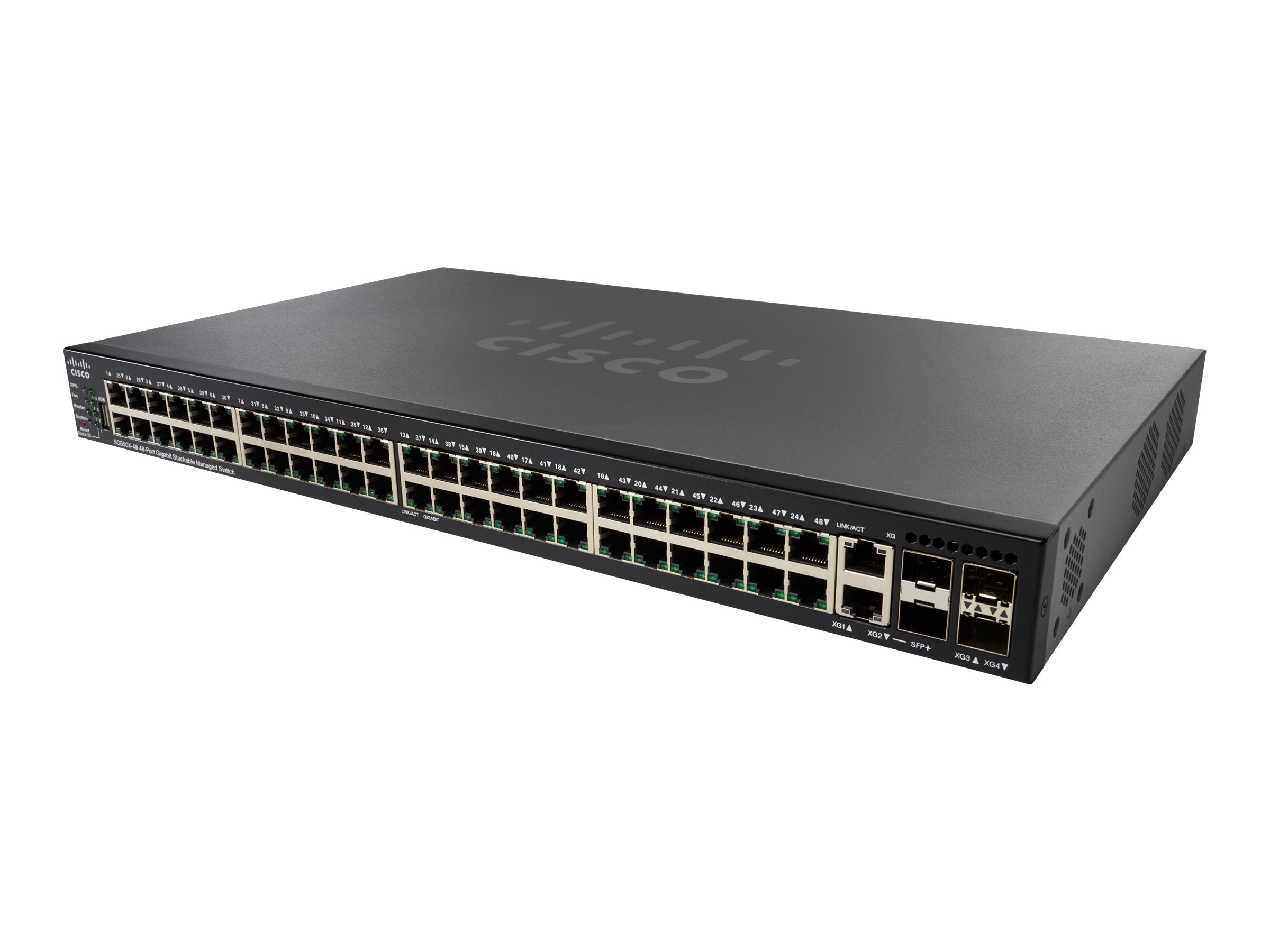 NEW CISCO SG550X-48P-K9 550X SERIES 48 PORT POE GIGABIT MANAGED SWITCH 4X 10GE