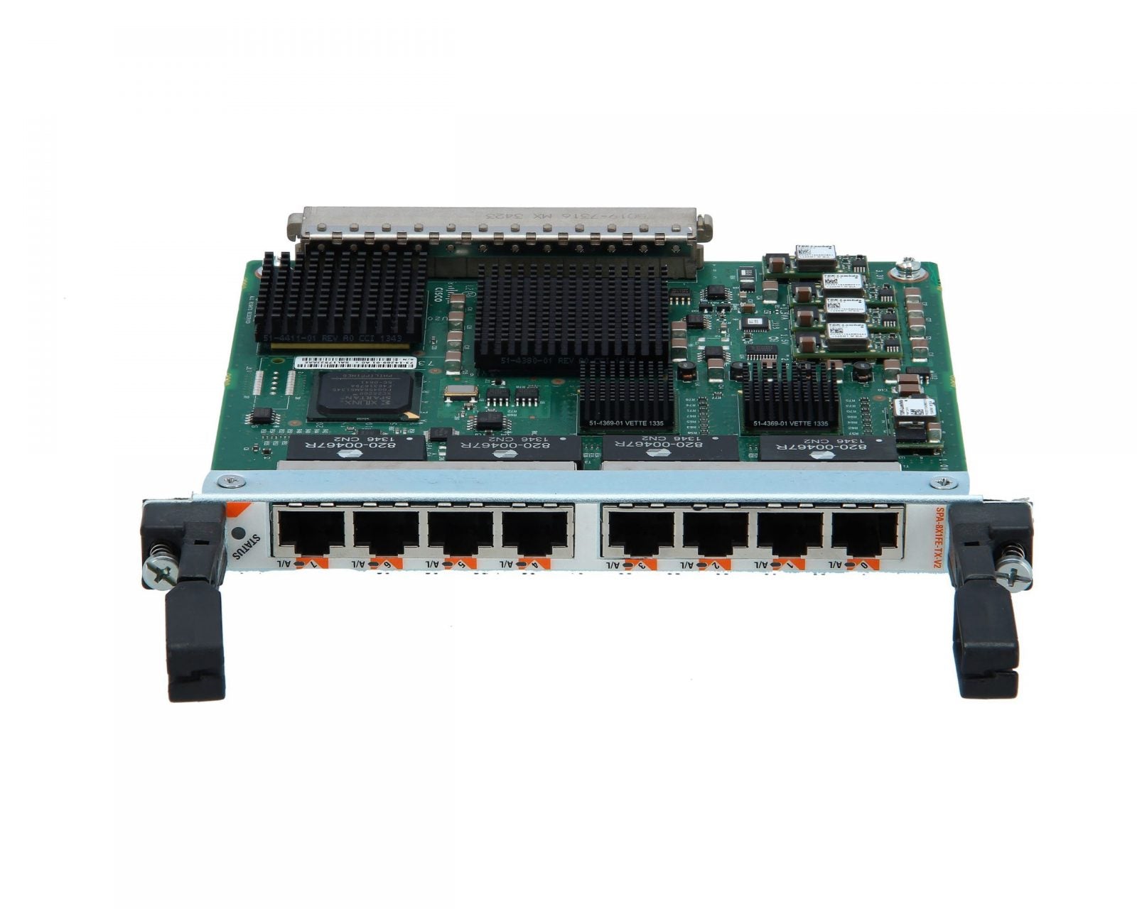 Cisco SPA-8X1FE-TX-V2 8Port 100BASE-TX Fast Ethernet Shared Port Adapter