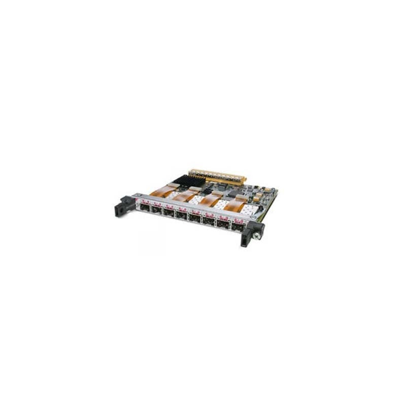 CISCO SPA-8XOC12-POS 8-PORT SHARED ADAPTER W/ 8X SFP-OC12-MM