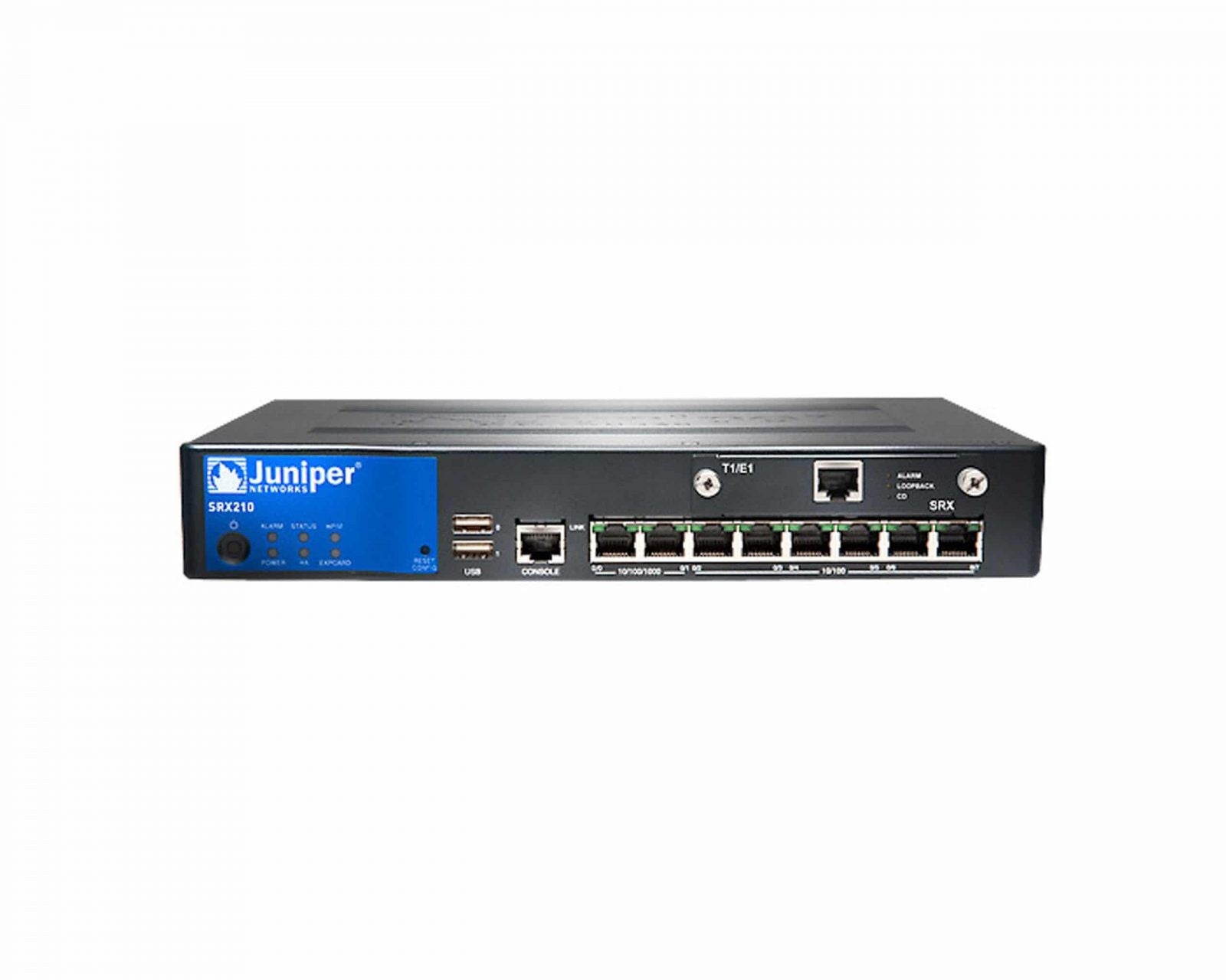 Juniper SRX210HE2-POE Services Gateway 4 PoE Ports - 2 GB RAM 2 GB Flash - New