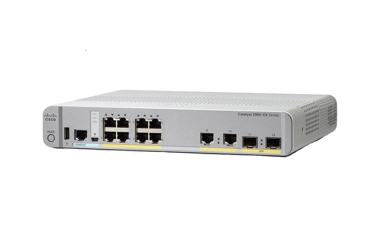 Cisco Catalyst 2960-CX 8 Port Gigabit Switch WS-C2960CX-8TC-L
