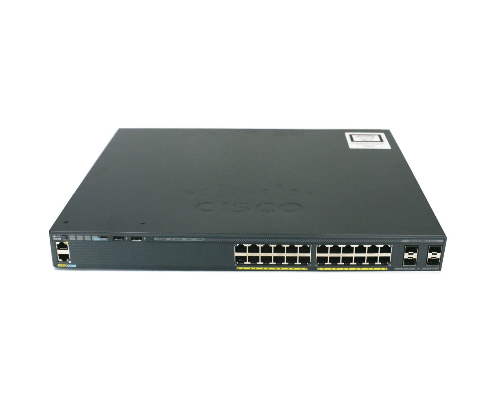 Cisco WS-C2960XR-24TS-I Catalyst Switch 24 Port 4SFP XR IP Lite 250W PWR-refurbished
