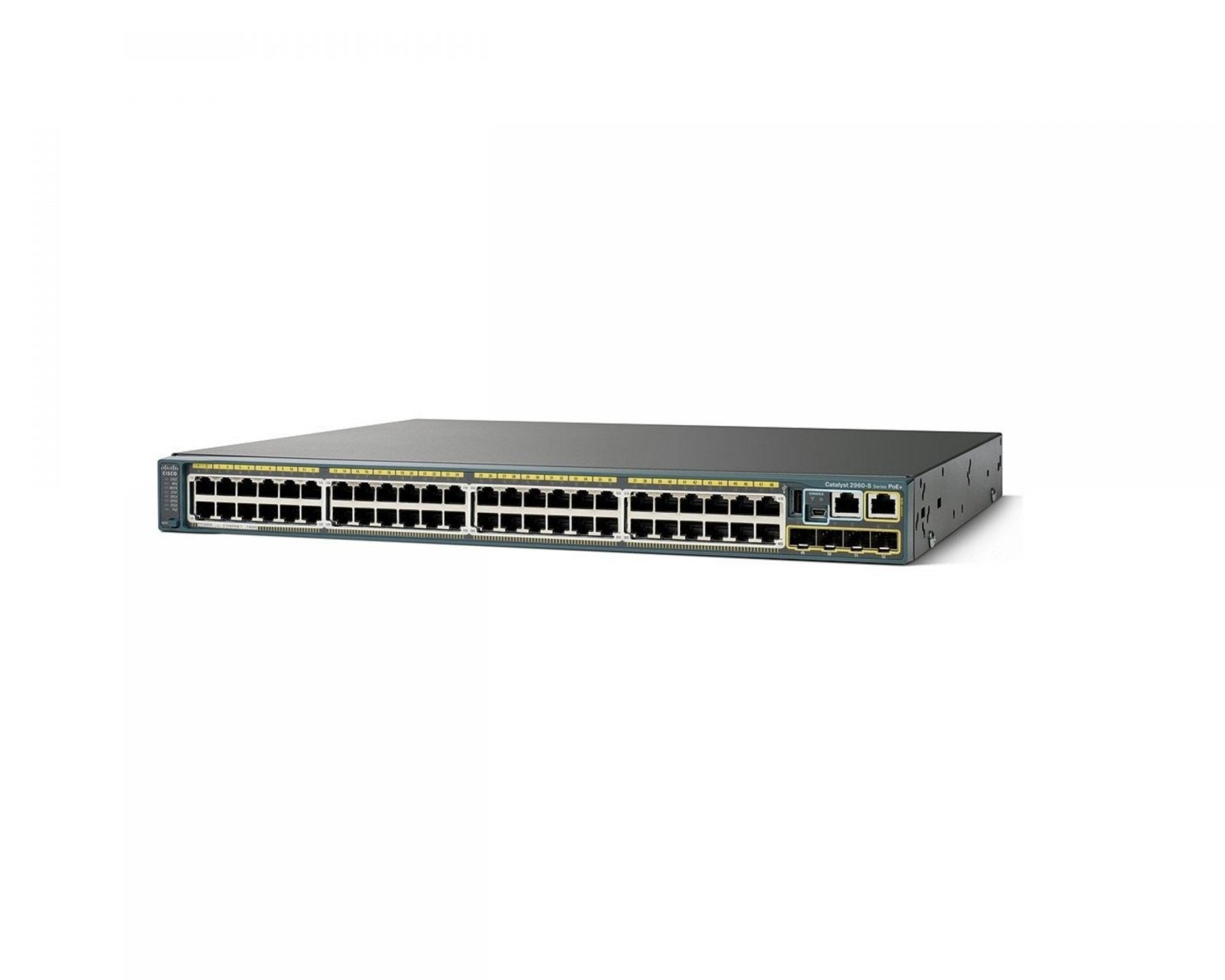 Cisco WS-C2960X-48FPS-L 48 Port GigE PoE Switch 740W AC 4x SFP LAN