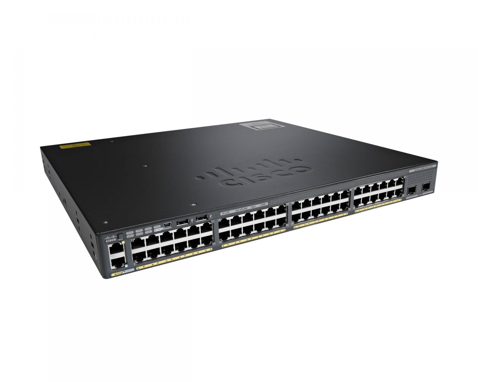 Cisco WS-C2960X-48LPD-L 48 Port GigE PoE Switch 370W AC 2x SFP+ LAN - New