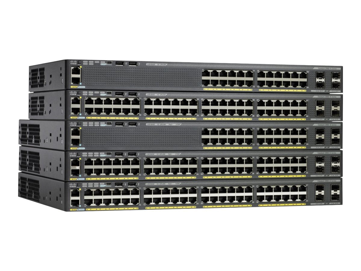 Cisco Catalyst 2960X-24PS-L - switch - 24 ports - managed - rack-mountable