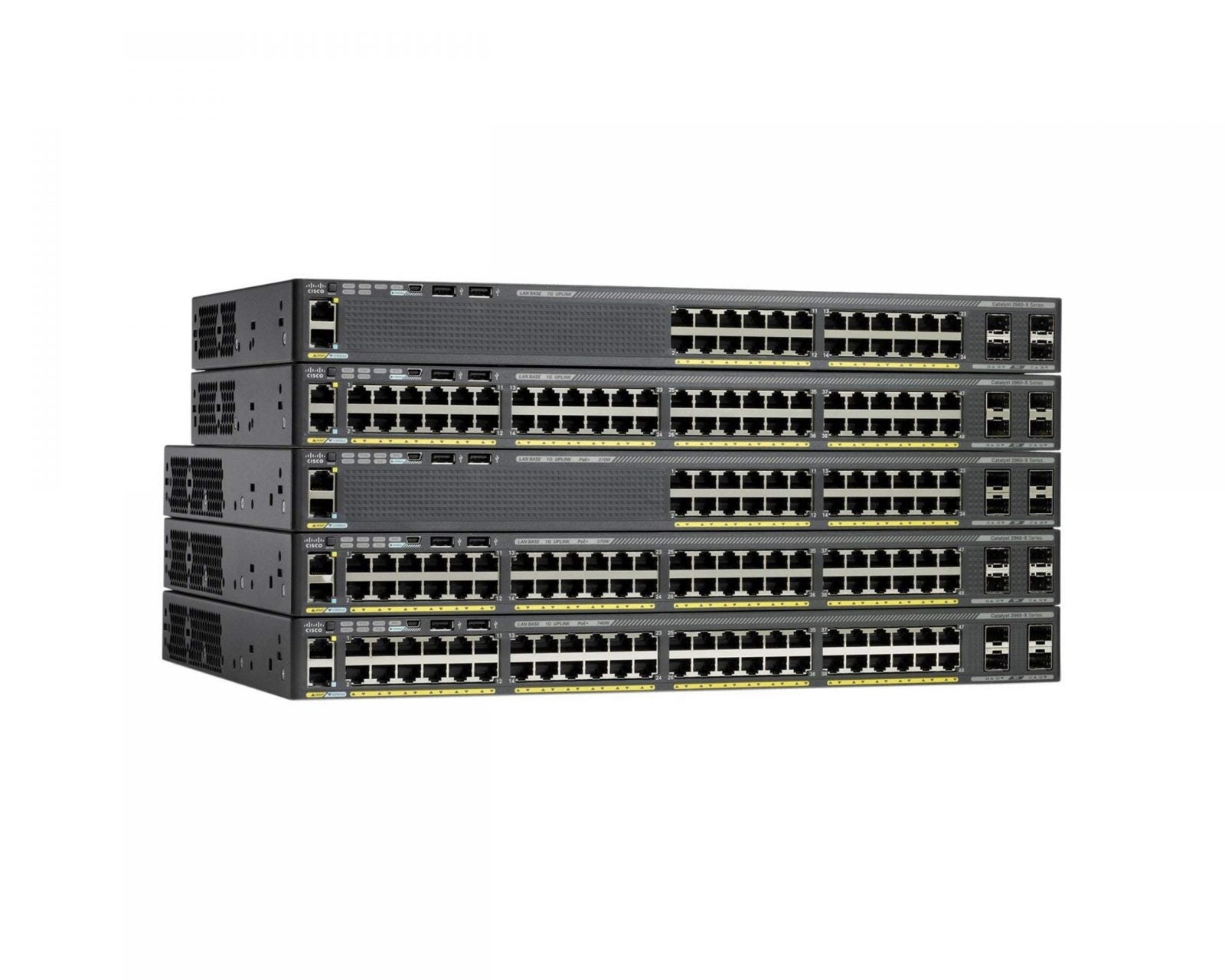 Cisco WS-C2960XR-24PD-I PoE Switch 24 Port GigE 2x SFP+10GE IP Lite