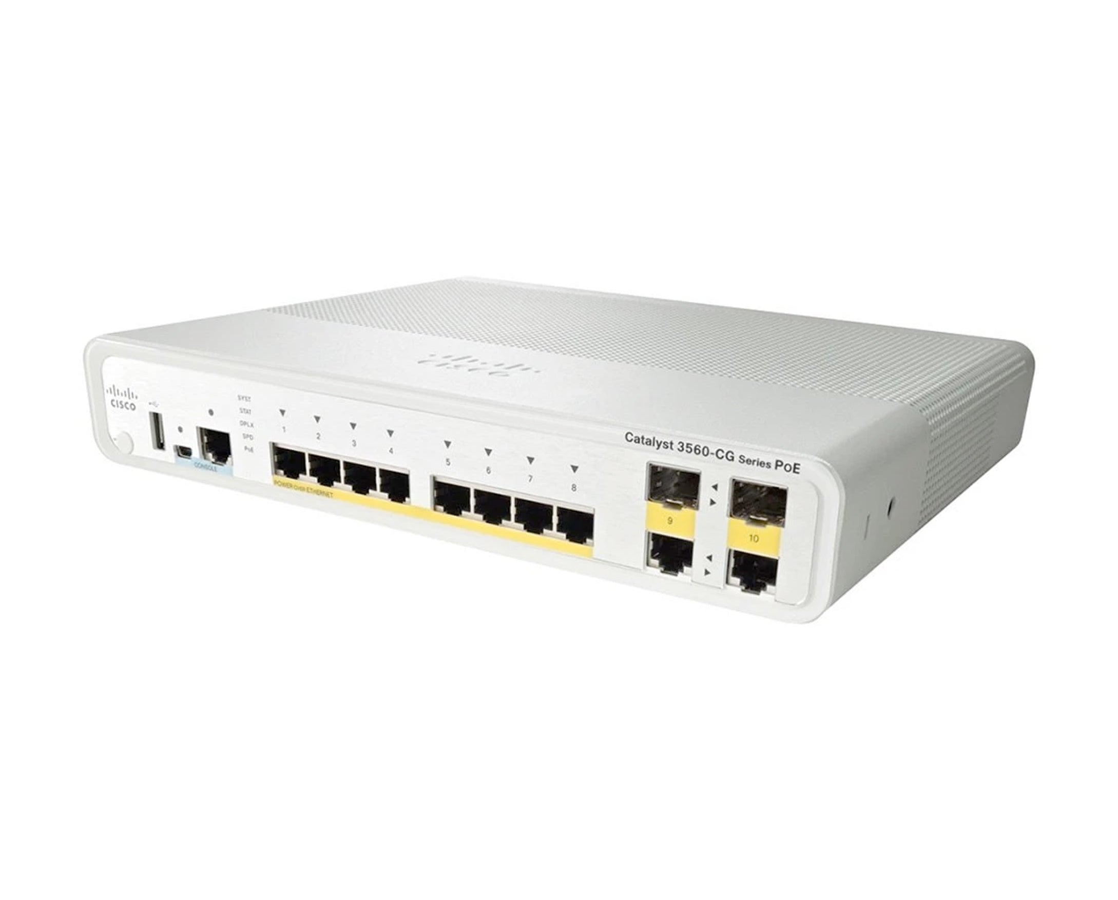 Cisco WS-C3560CG-8PC-S Catalyst 3560C Switch 8 GE PoE+, 2x Dual Uplink