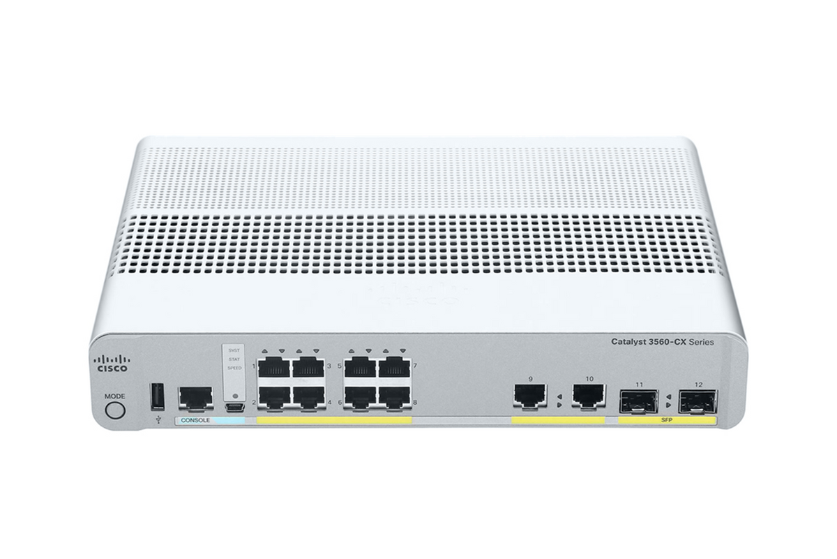 Cisco WS-C3560CX-8XPD-S 3560-CX 6 X 1GE POE Ports 2 MultiGE - New