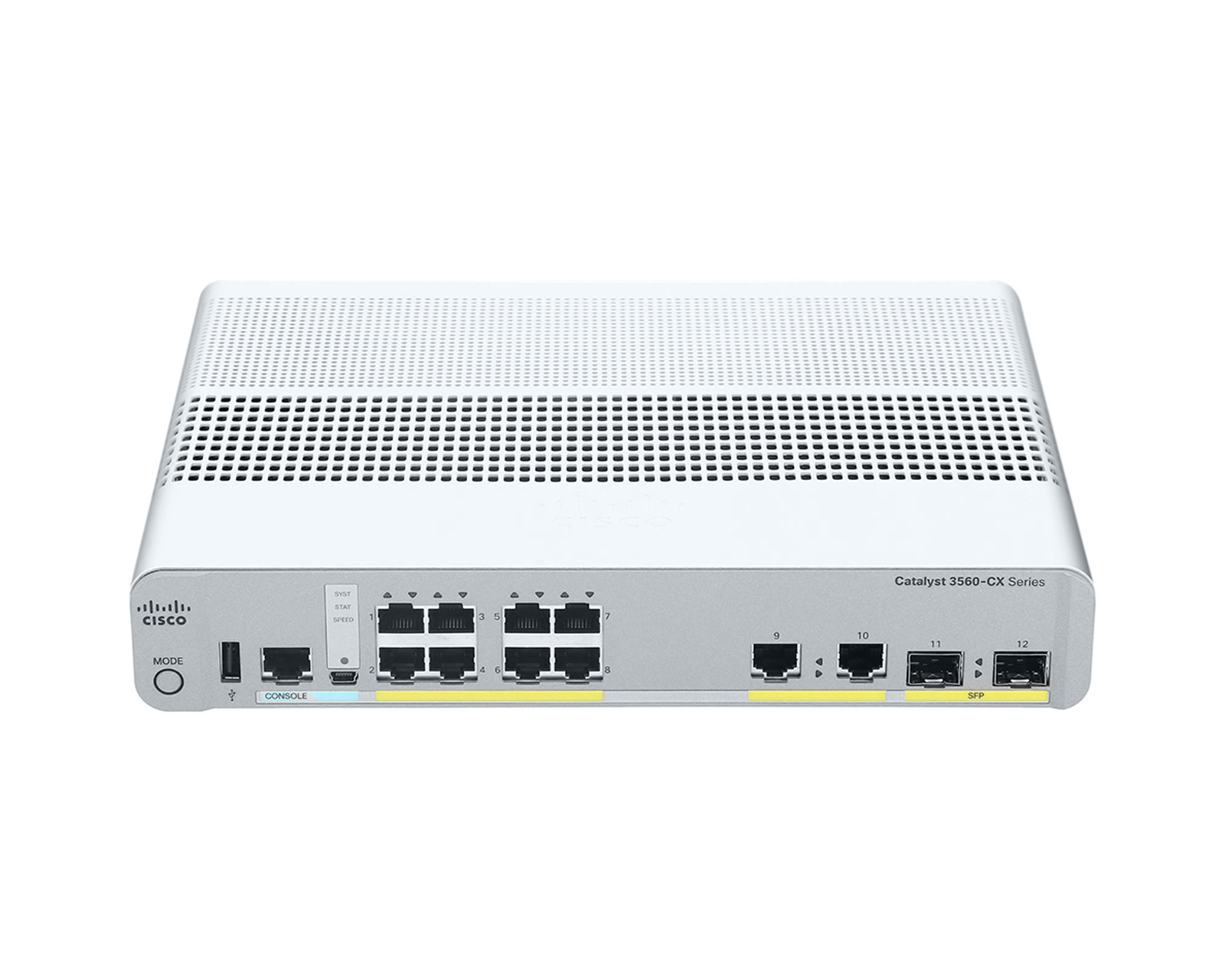 CISCO WS-C3560CX-8XPD-S 3560-CX 6 X 1GE POE PORTS 2 MULTIGE - New