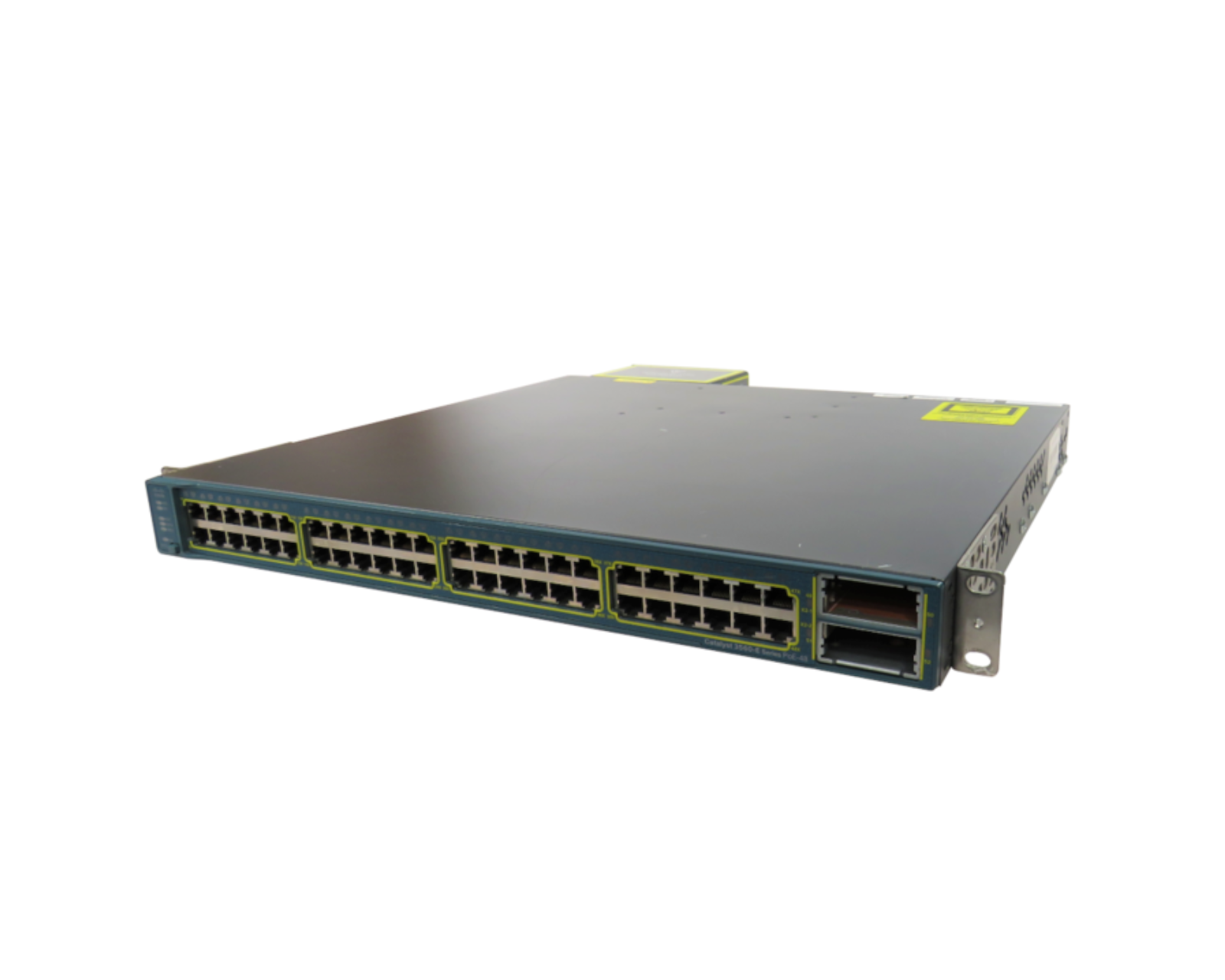 CISCO WS-C3560E-48PD-SF 48PORT IP BASE POE SWITCH 2X X2 10GE PORTS 1150WAC PWR