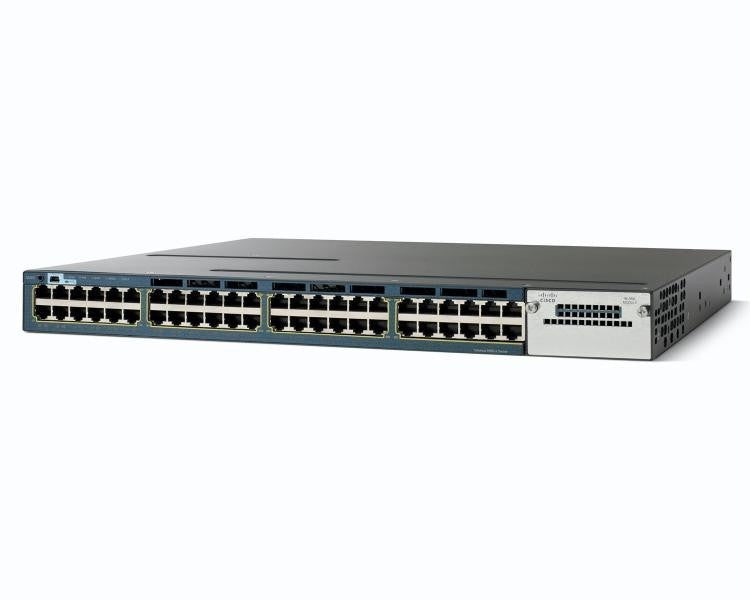 NEW CISCO WS-C3560X-48PF-S 48-PORT POE+ GIGABIT IP BASE MANAGED SWITCH 1100WAC 3560X