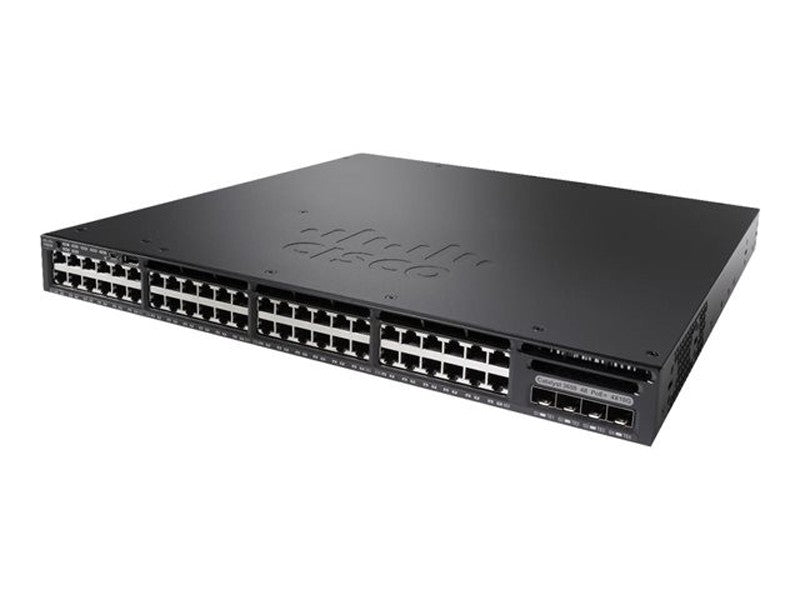 NEW CISCO WS-C3650-48FQ-E 48POE+ GE 4X10G 1025W IP SERVICE SWITCH