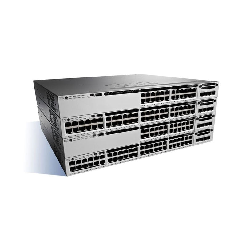 NEW CISCO WS-C3850-24U-S 24 PORT ETHERNET UPOE SWITCH 1100WAC PWR 3850 IP BASE