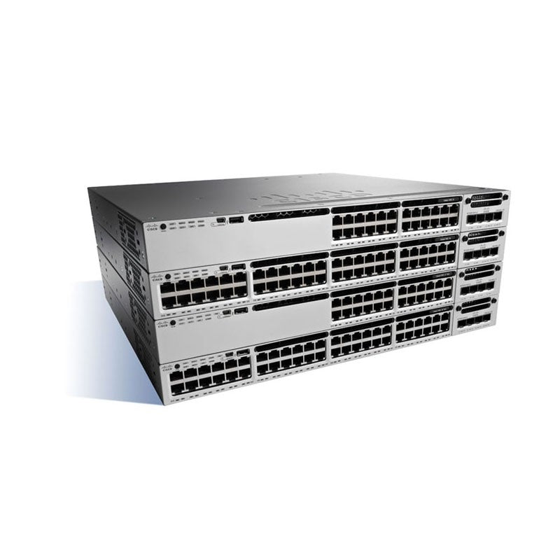 CISCO WS-C3850-24XU-E STACKABLE 24 PORT SWITCH 3850 IP SERVICES