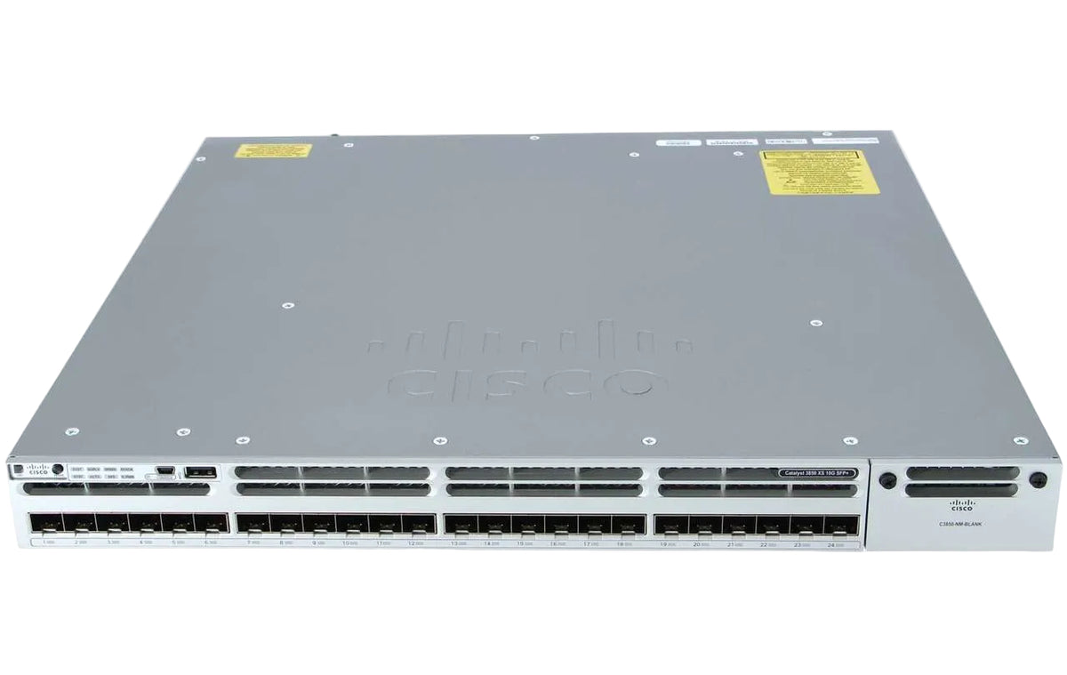 Cisco WS-C3850-32XS-S Catalyst 3850 32-Port 10G SFP+ 640 Gbps Stackable IP Base Managed Switch