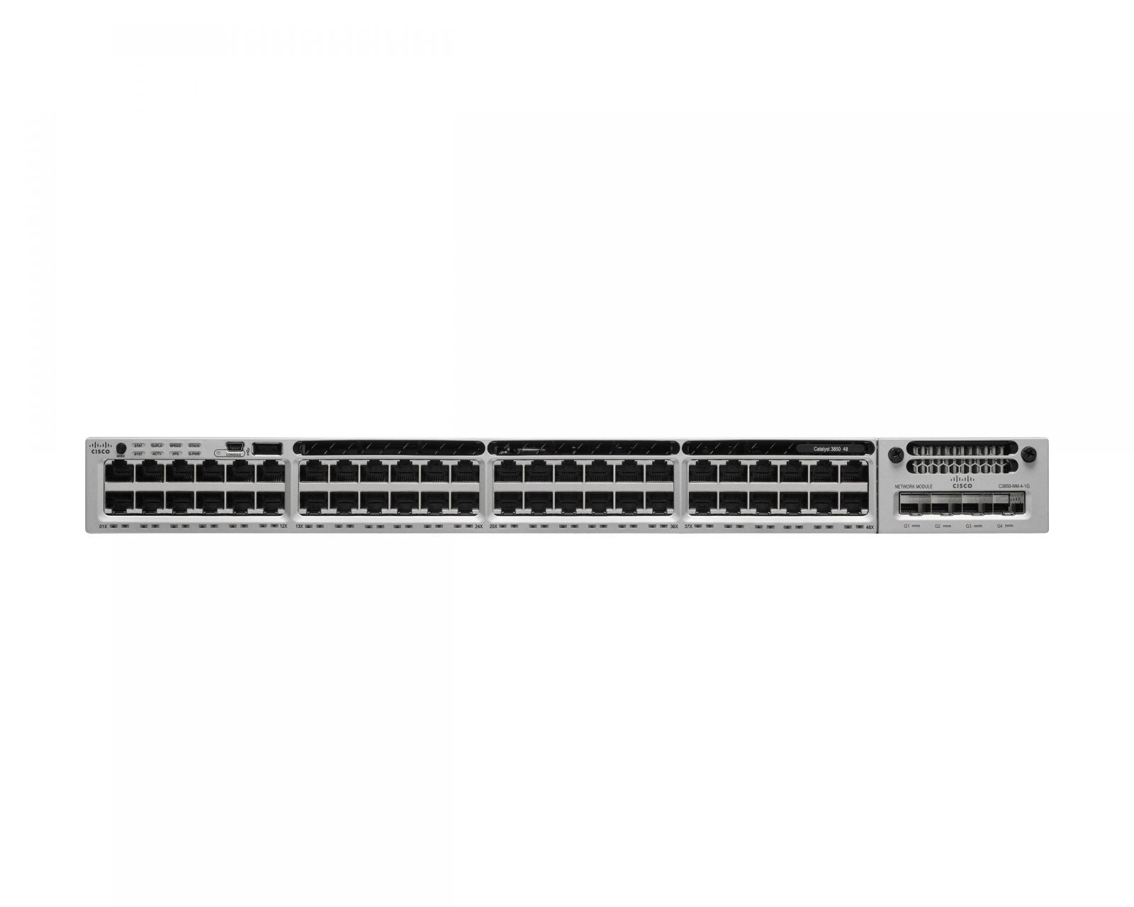 Cisco WS-C3850-48F-L 48 Port POE+ Gigabit Switch - New