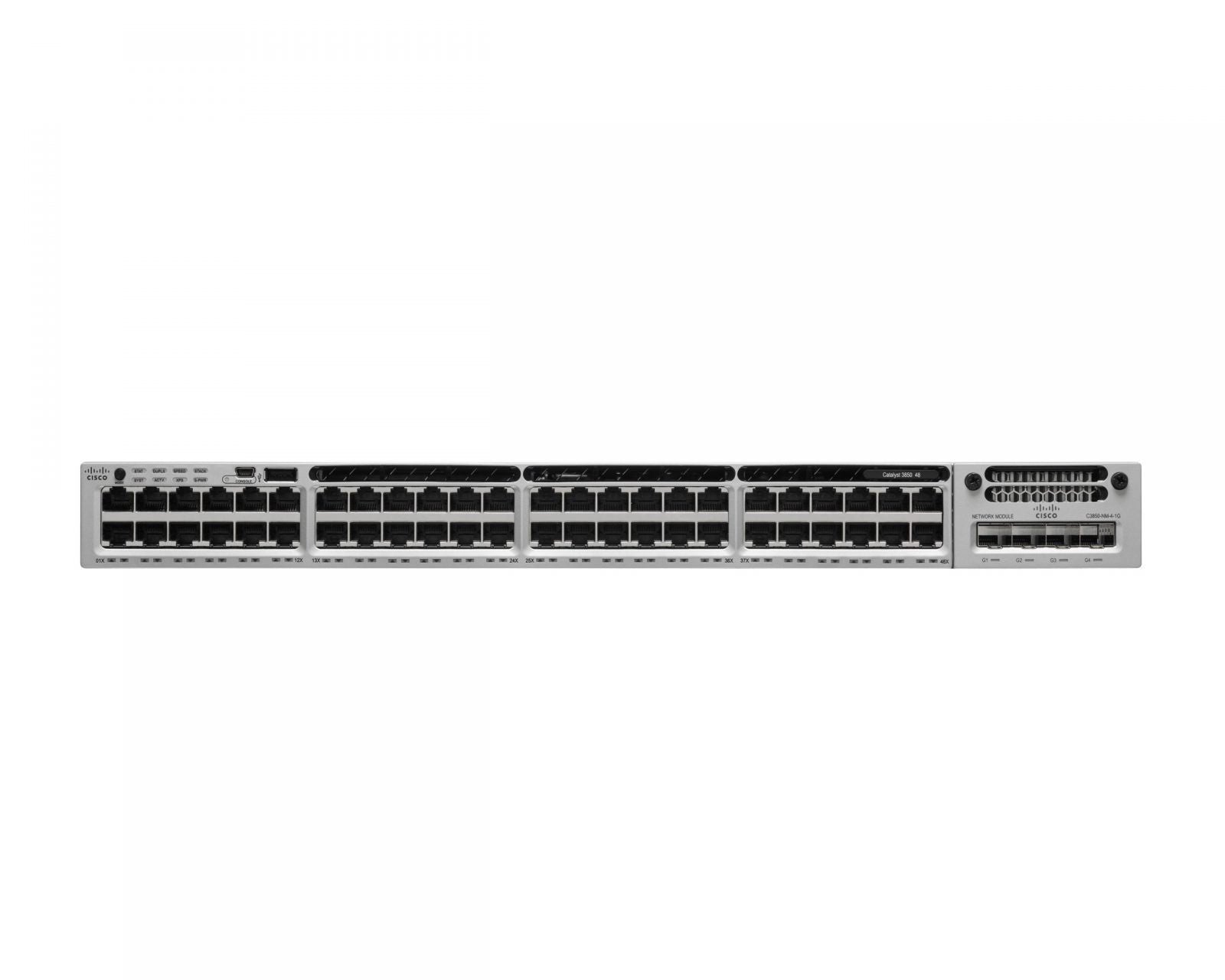 Cisco WS-C3850-48T-E Gigabit Ethernet Switch IP Services 350WAC PWR