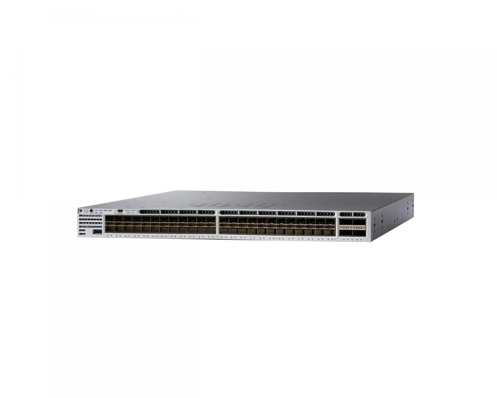 Cisco WS-C3850-48XS-E Switch 3850 48 Port GE SFP IP Services 4 QSFP+ 750W AC - New