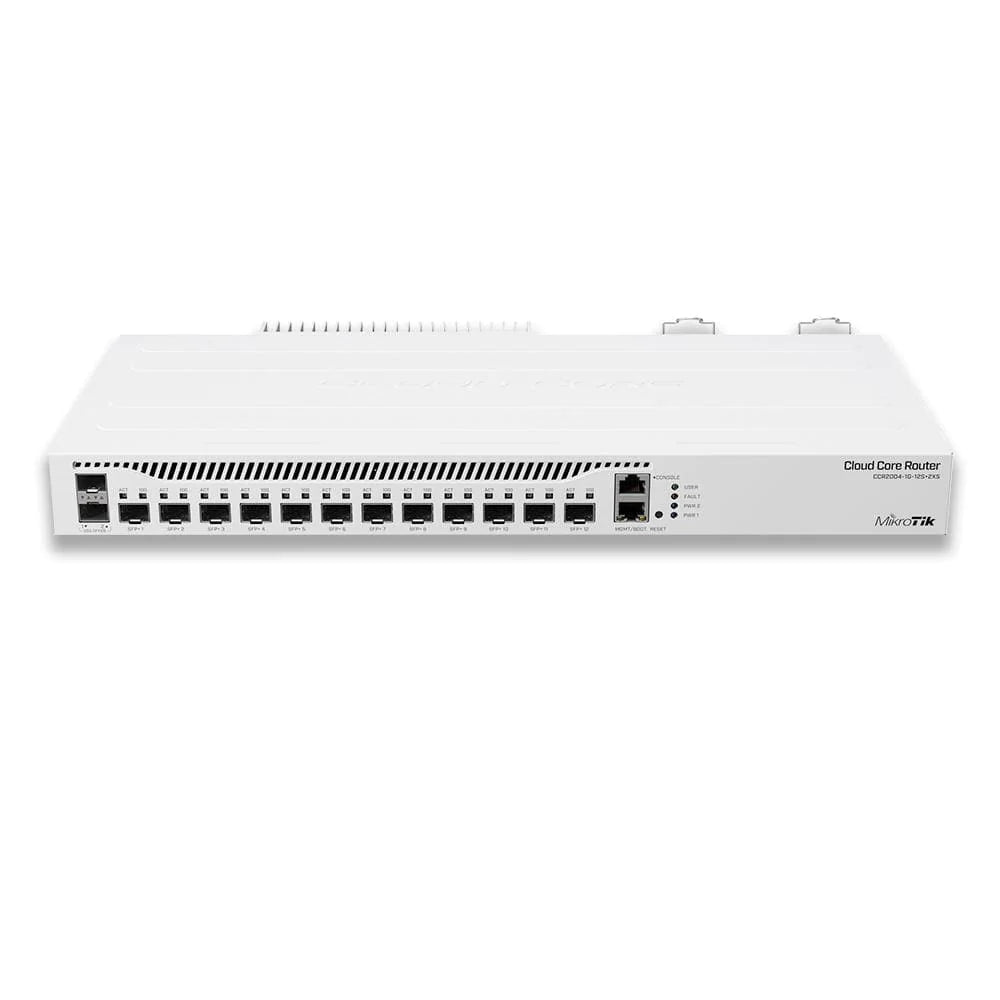 MikroTik CCR2004-1G-12S+2XS 12 x 10G SFP+ and 2 x 25G SFP28 Ports RouterOS - New