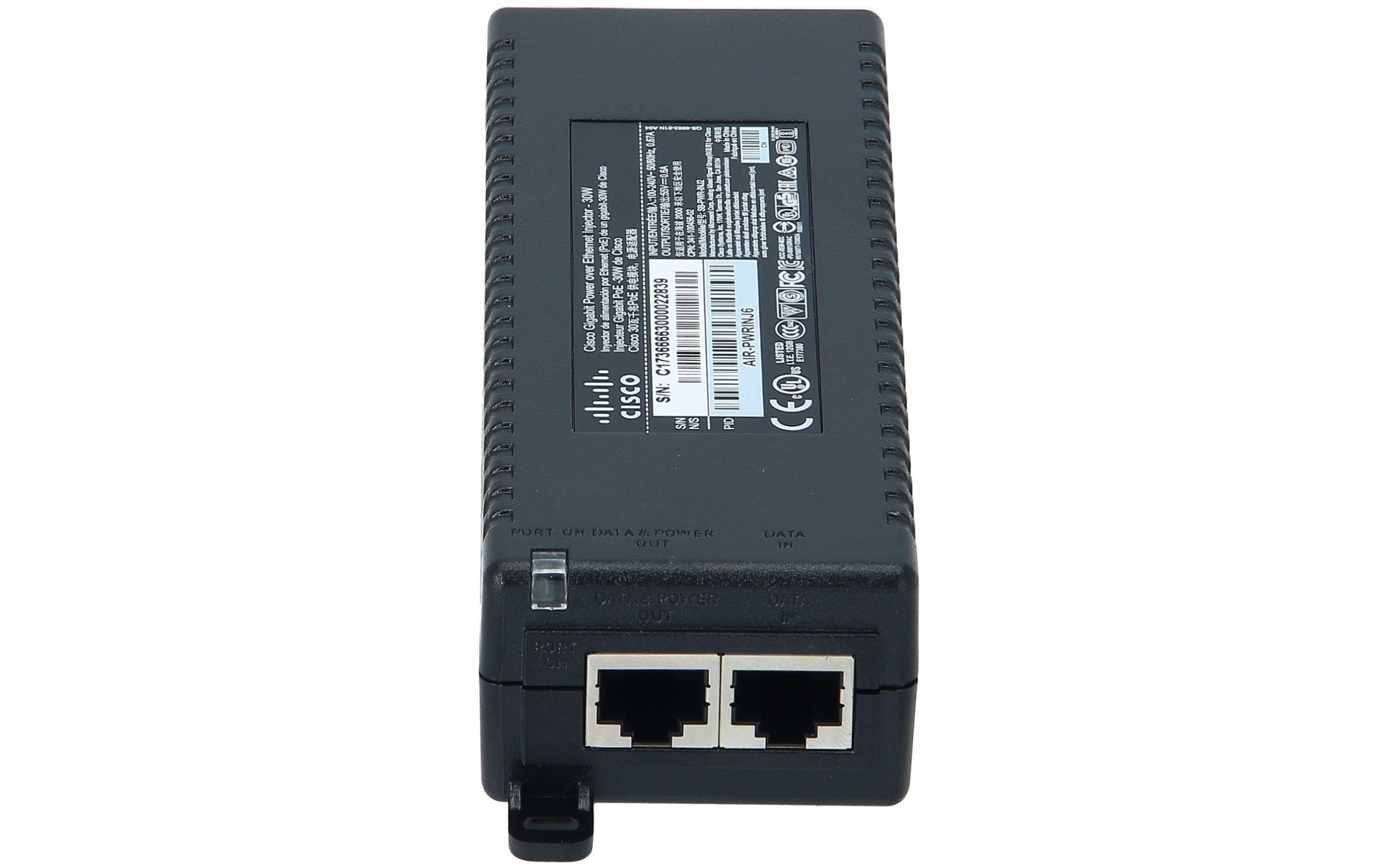 Cisco Aironet-AIR-PWRINJ6= Power Injector (802.3at) for Aironet Access Points - New