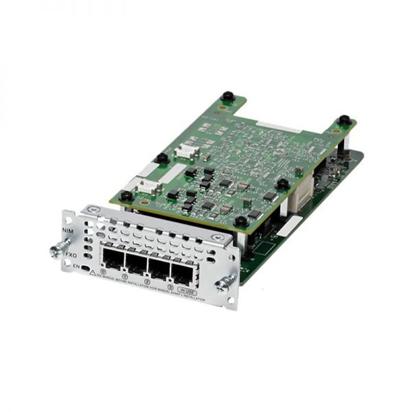 NIM-4FXO 4-port Network Interface Module - FXO (Universal) - New