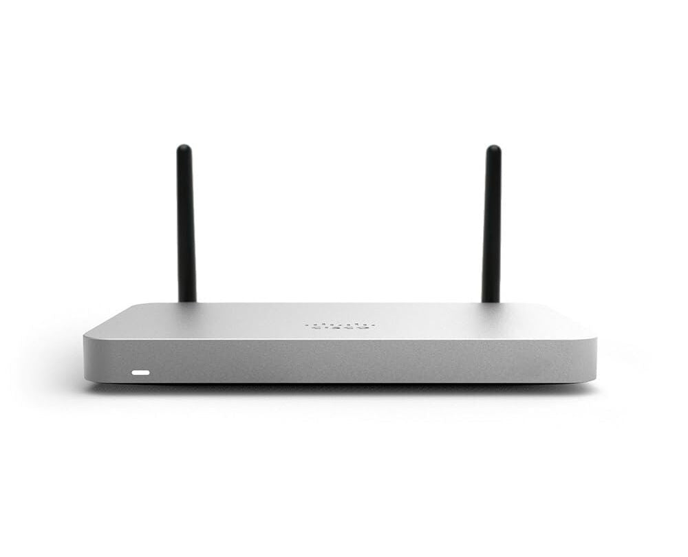Cisco Meraki MX67W-HW Cloud-Managed Wireless 802.11ac Wave 2 Firewall Security Appliance - New