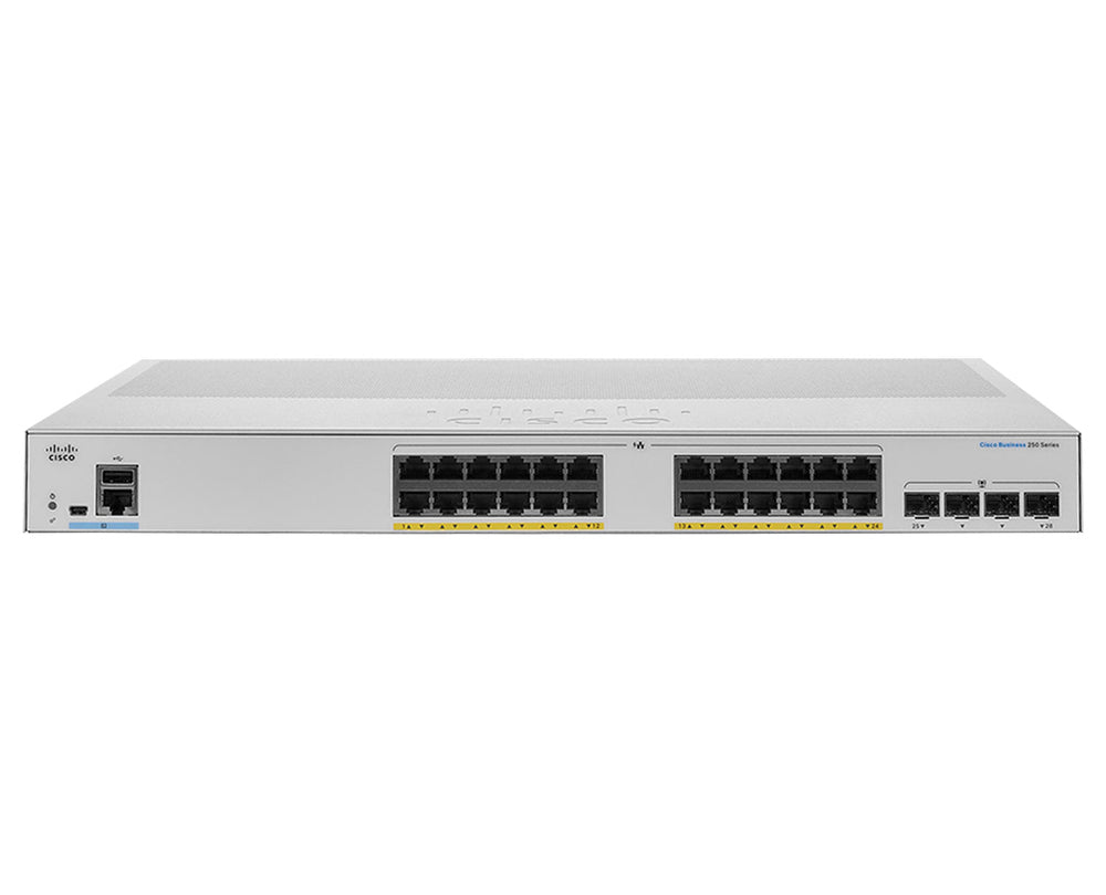 Cisco C1000-24FP-4G-L Catalyst 1000 Series 24x 1GB PoE+ RJ45 4x 1GB SFP Switch