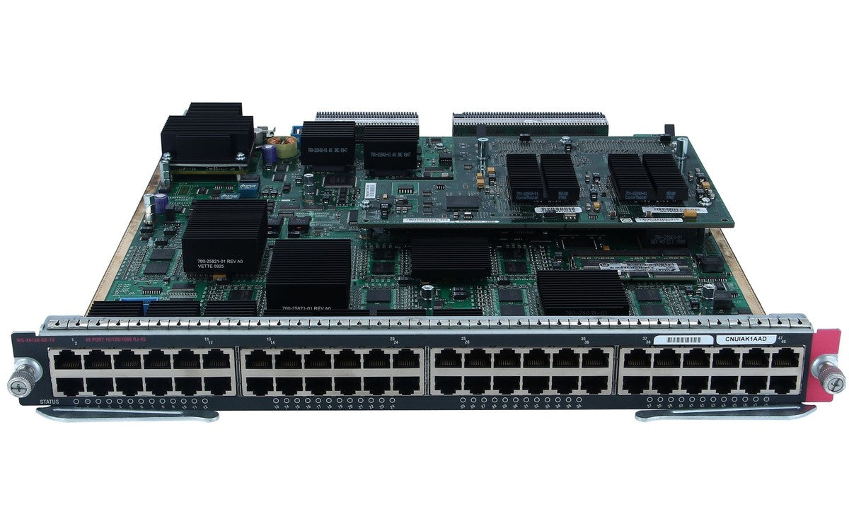 Cisco WS-X6748-GE-TX Catalyst 6500 Series 48-PORT Gigabit RJ-45 Interface Module